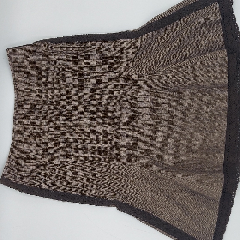 Mexx size 12 Tweed A-line midi skirt